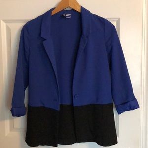H&M color block blazer